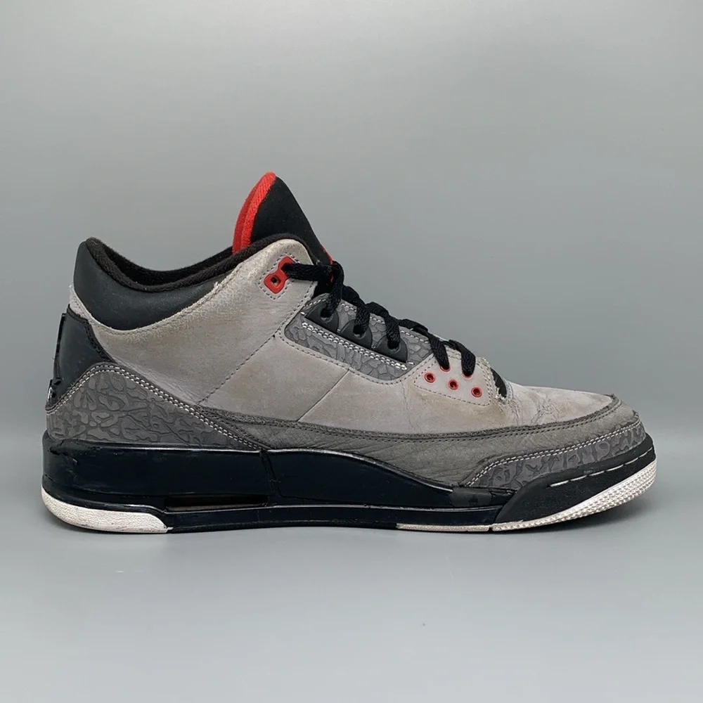 Jordan 3 Retro Stealth Cool Grey Basketball Shoes 136064-003 Men's Sz 13‎